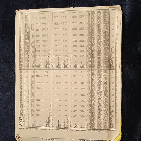 McCall's: Sewing Pattern Uncut 8937, P473 - Picture 5 of 6